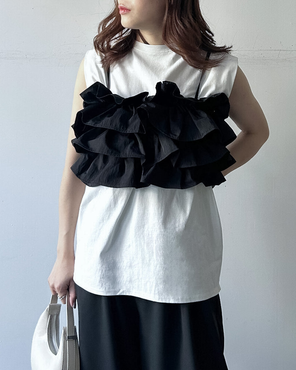 Layered Ruffle Cami Top