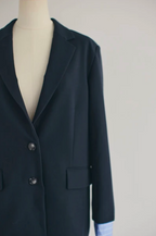 Layered Stripe Blazer Set