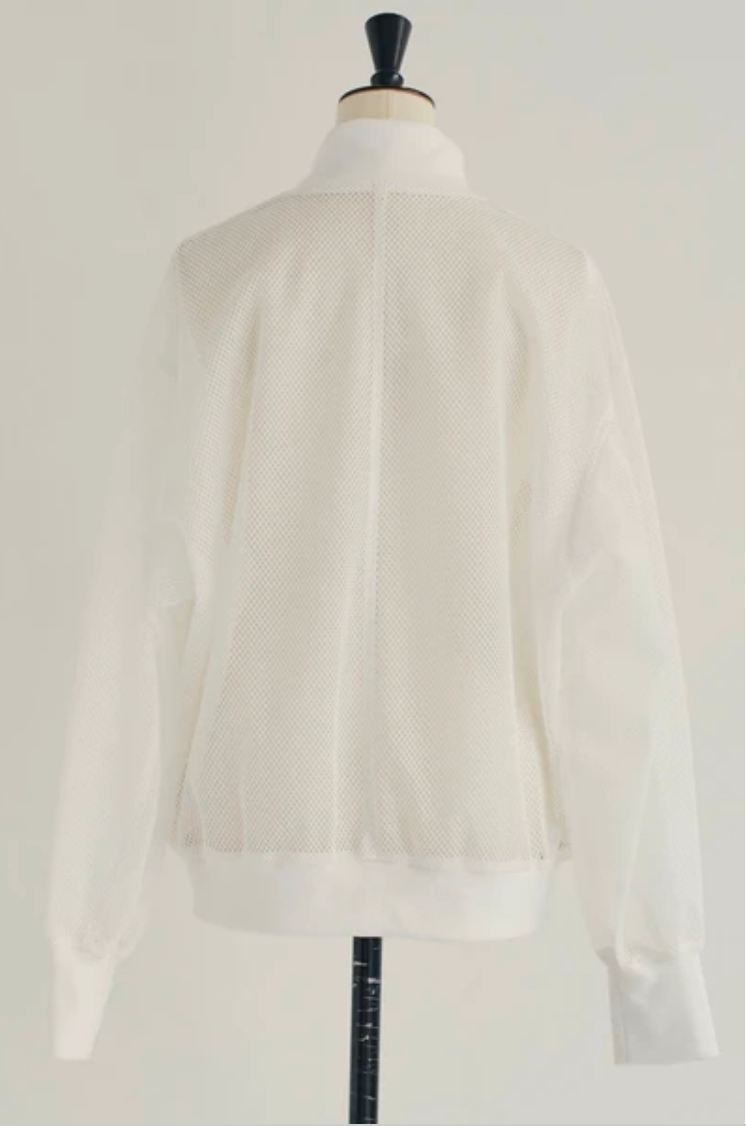 Mesh Zip Blouson