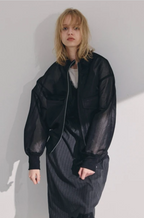 Mesh Zip Blouson