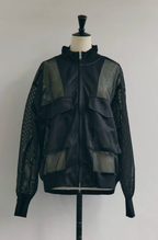 Mesh Zip Blouson
