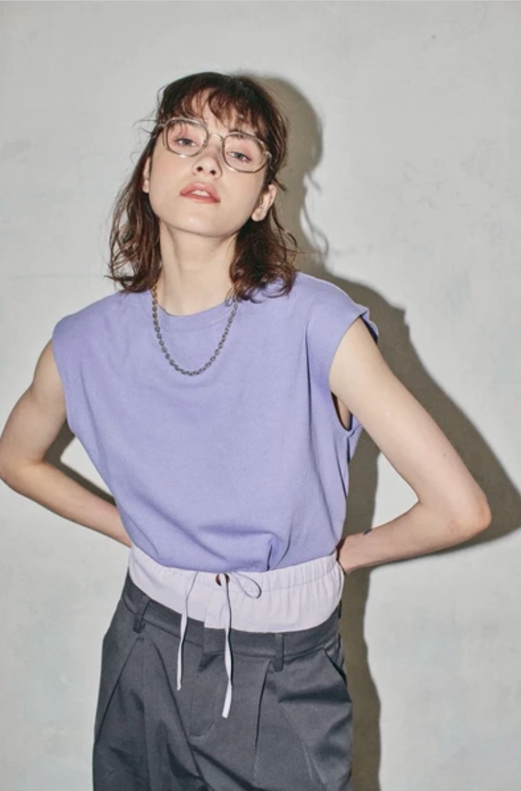 French Sleeve Long Tank