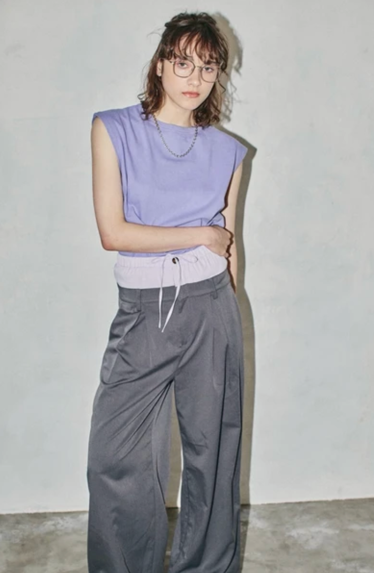 French Sleeve Long Tank