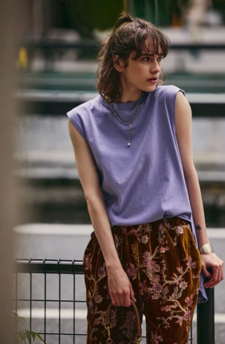French Sleeve Long Tank