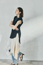 French Sleeve Long Tank