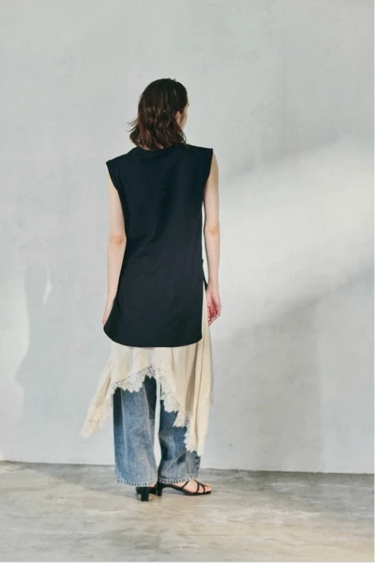 French Sleeve Long Tank