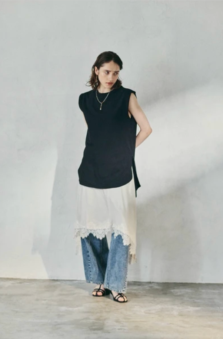 French Sleeve Long Tank