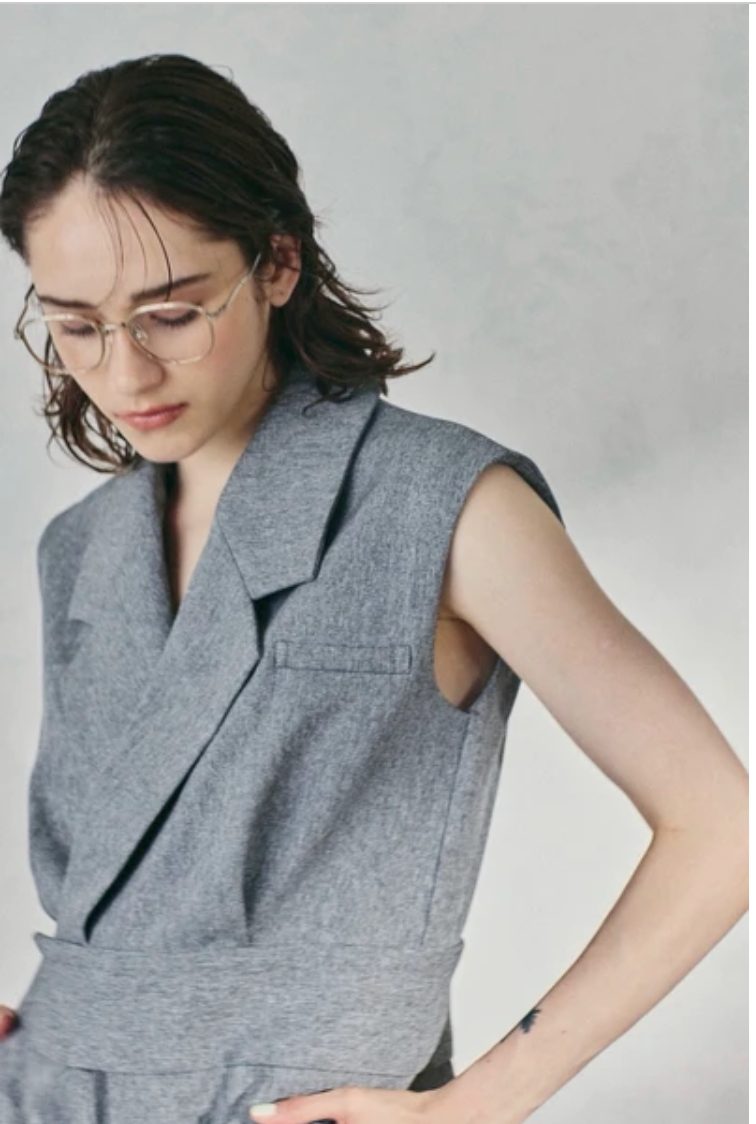 Tailored Wrap Jumpsuit