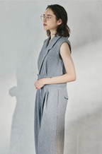Tailored Wrap Jumpsuit