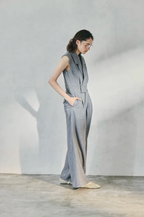 Tailored Wrap Jumpsuit