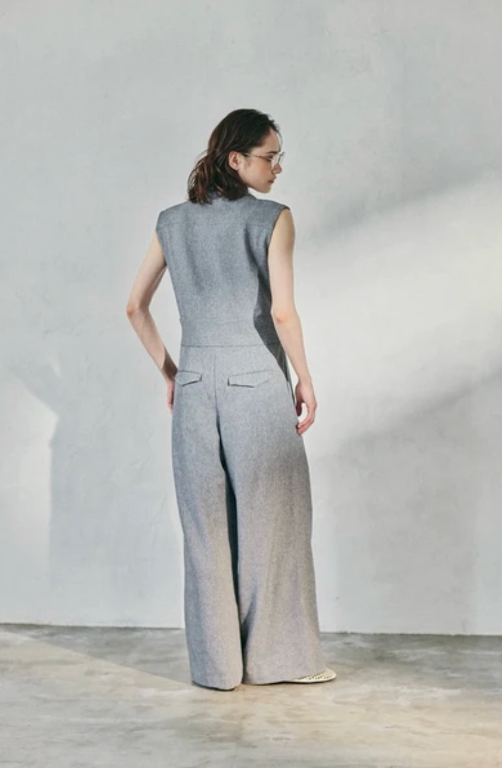 Tailored Wrap Jumpsuit
