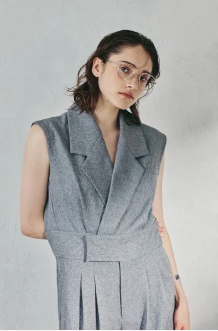 Tailored Wrap Jumpsuit
