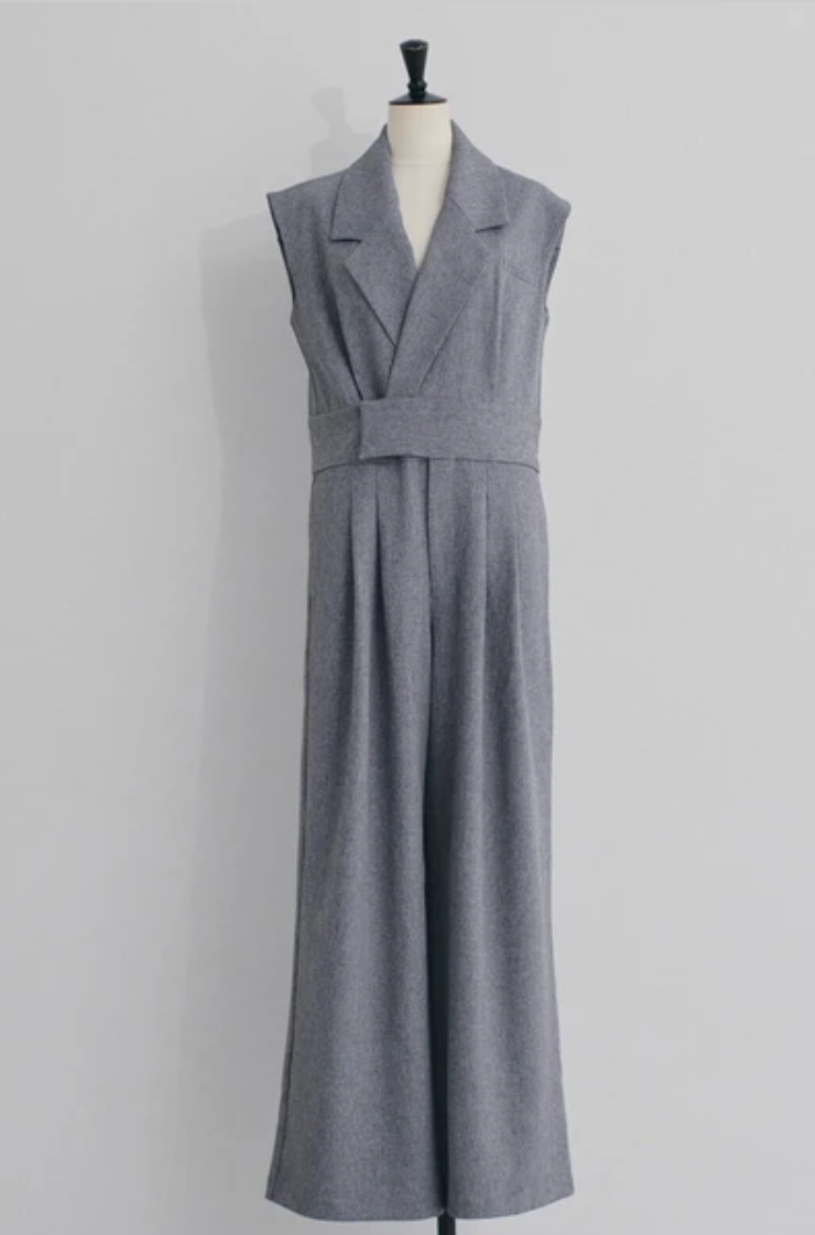 Tailored Wrap Jumpsuit