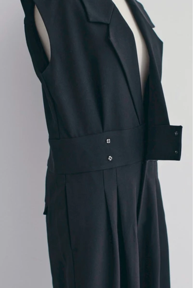 Tailored Wrap Jumpsuit