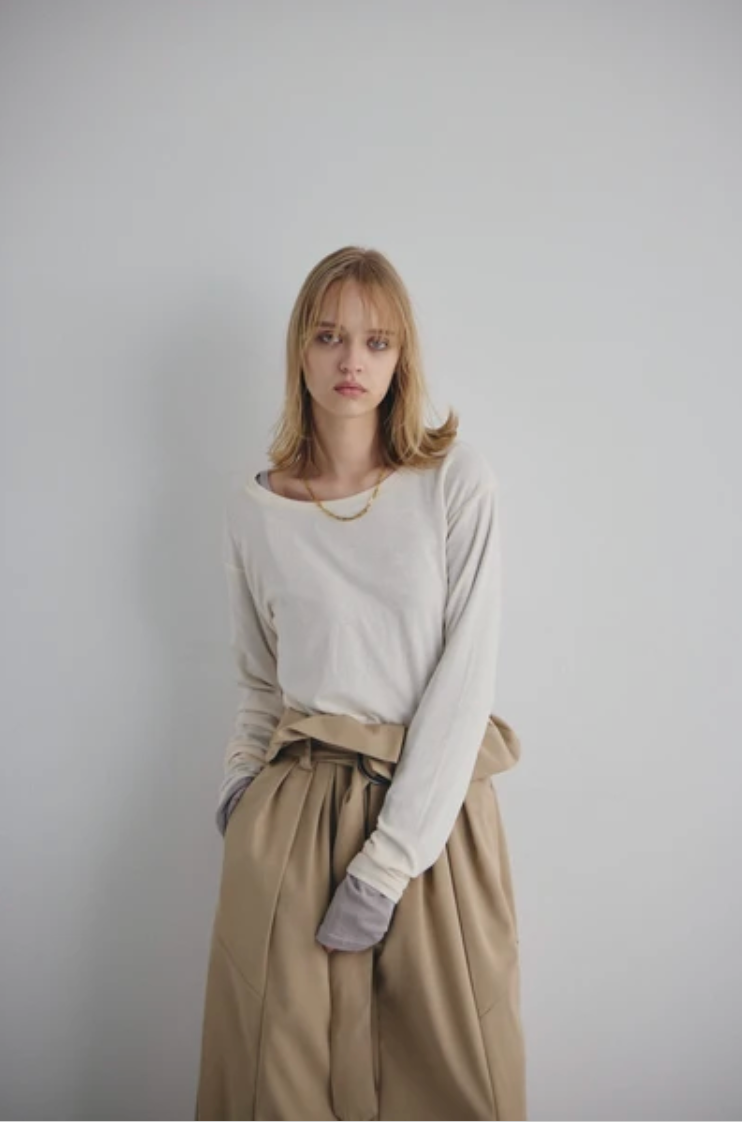 Adjustable Wrap Cocoon Maxi Skirt