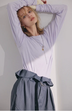 Foldover Wrap Wide-Leg Trousers