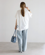 Gather Band Collar Shirt