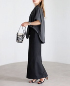 Gather Band Collar Shirt