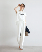 ÉLAN PUR French Sleeve Logo Tee