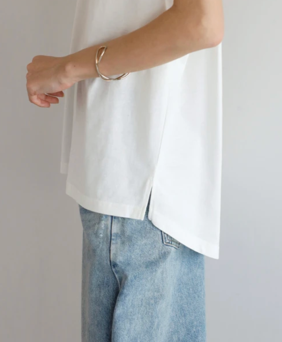 ÉLAN PUR French Sleeve Logo Tee