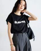 ÉLAN PUR French Sleeve Logo Tee