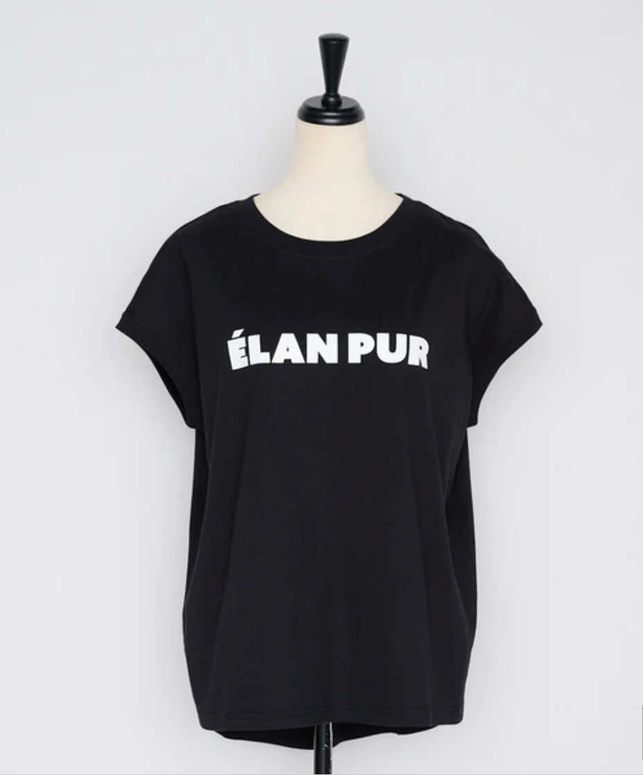 ÉLAN PUR French Sleeve Logo Tee