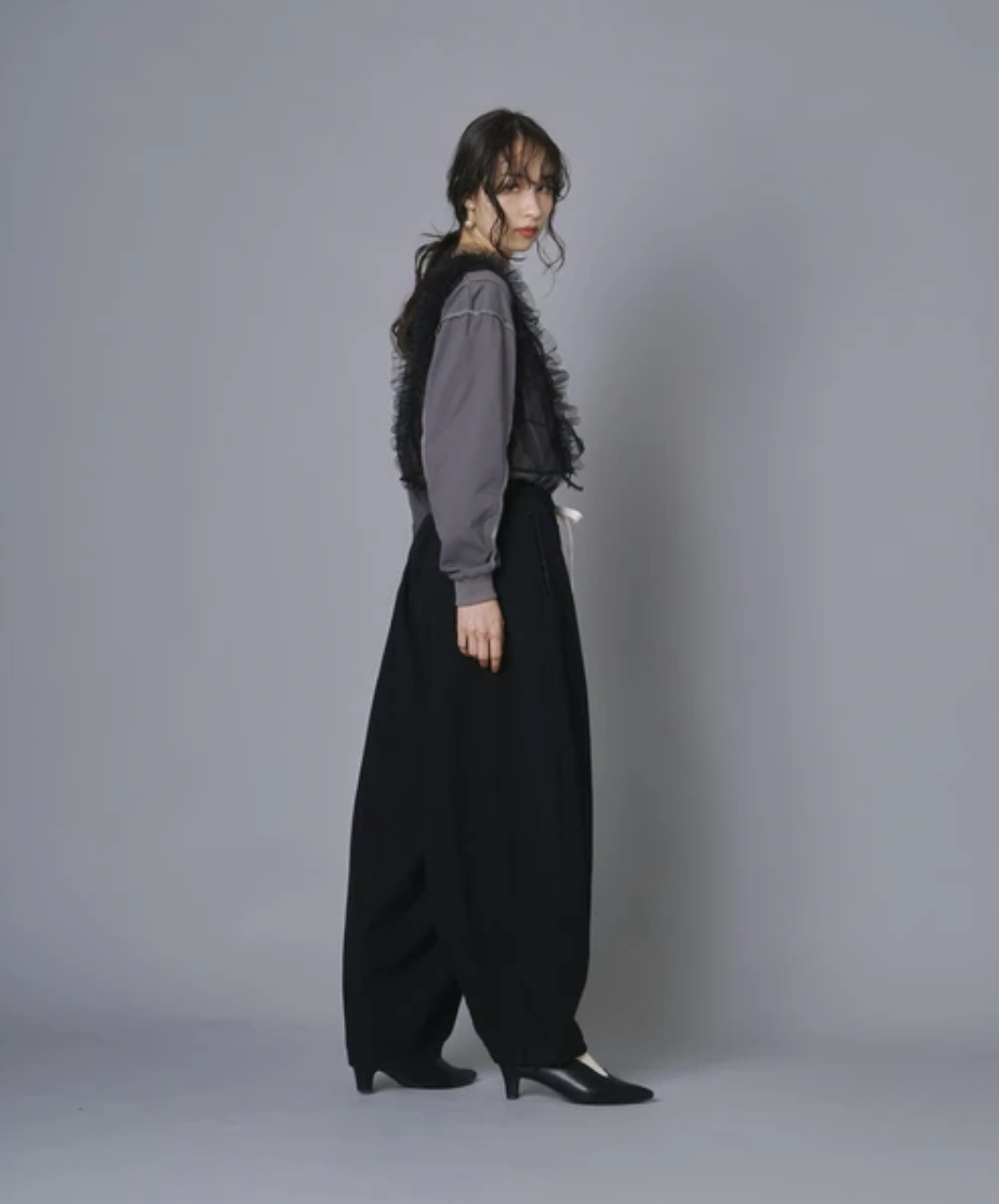 Tulle Frill Vest