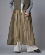 Sheer Layer Vest Dress