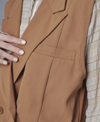 Sheer Layer Vest Dress
