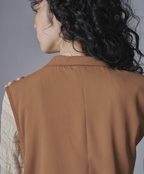 Sheer Layer Vest Dress