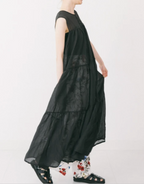 Reversible Tiered Gauze Dress