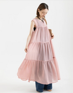 Reversible Tiered Gauze Dress