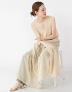 Reversible Tiered Gauze Dress