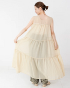 Reversible Tiered Gauze Dress