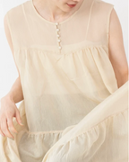 Reversible Tiered Gauze Dress