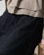Balloon Silhouette Wide-Leg Pants