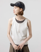 Layered Henley Tank