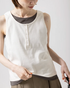 Layered Henley Tank