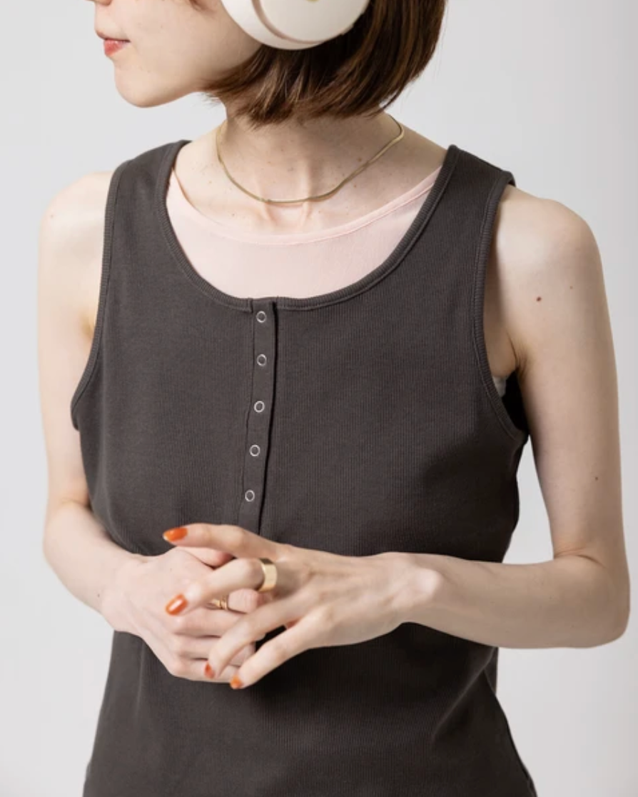 Layered Henley Tank