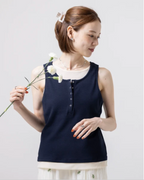 Layered Henley Tank