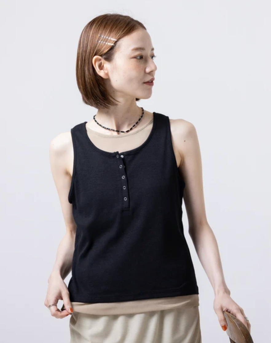 Layered Henley Tank