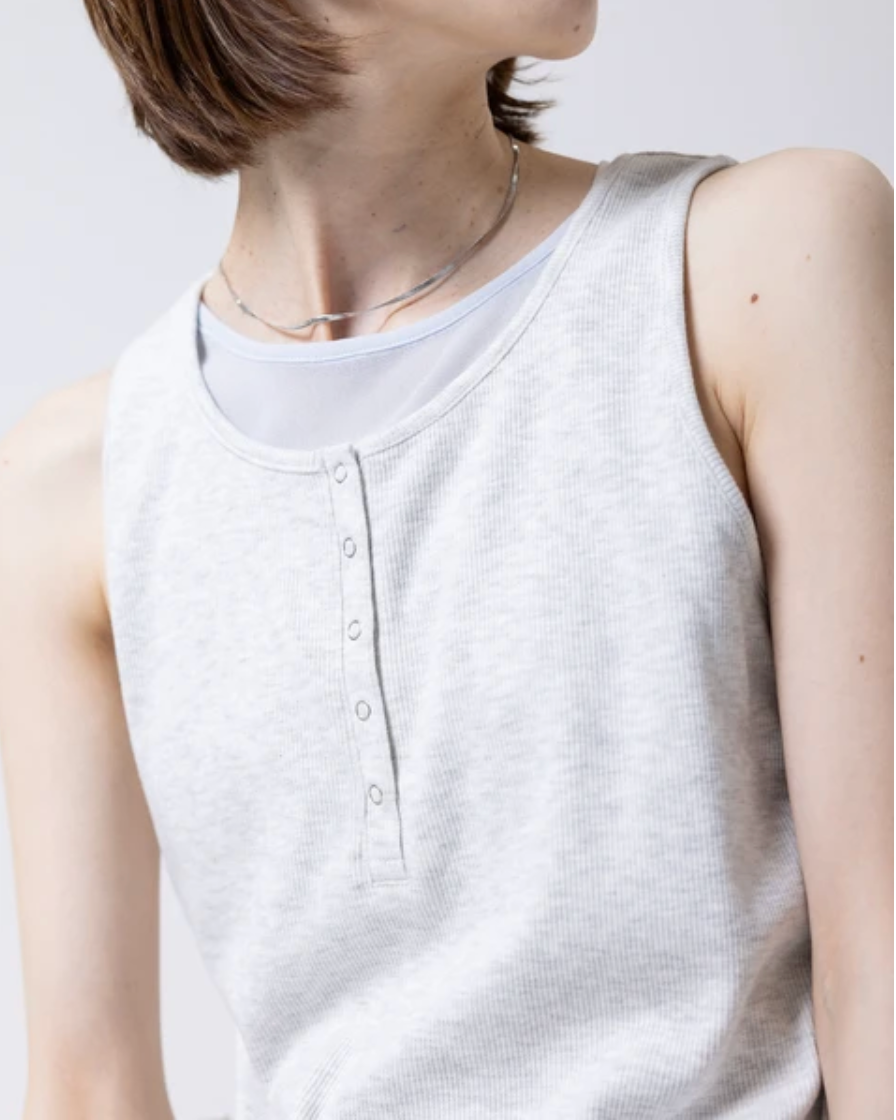 Layered Henley Tank