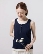 Layered Henley Tank