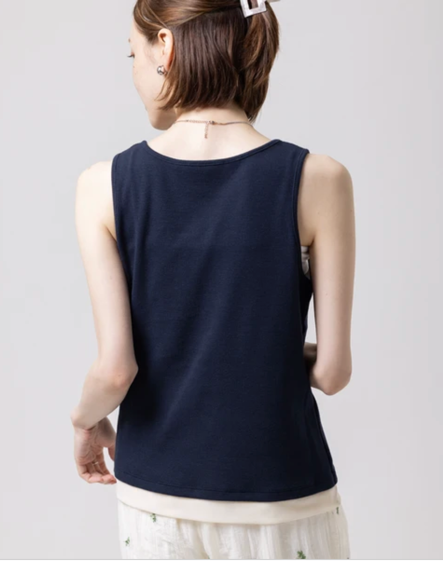 Layered Henley Tank