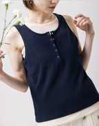 Layered Henley Tank