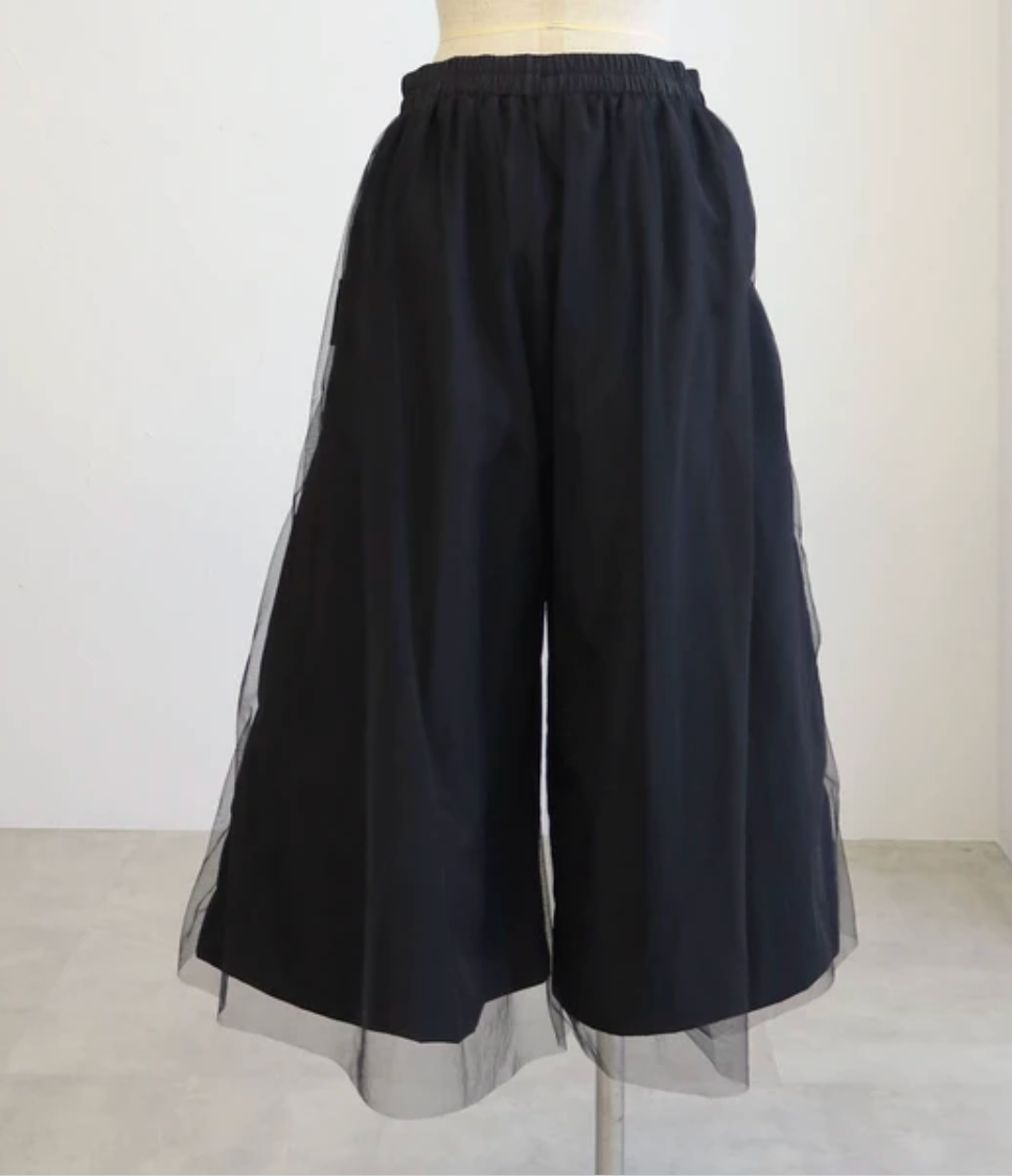 Mesh Skirt Culottes