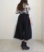 Mesh Skirt Culottes