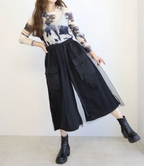 Mesh Skirt Culottes
