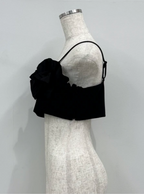 Sculptural Ruffle Crop Camisole