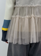 Tiered Tulle Ruffle Vest